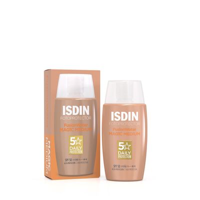 FOTOPROTECTOR ISDIN SPF 50 FUSION WATER COLOR (PROTECTOR SOLAR FACIAL CON COLOR)